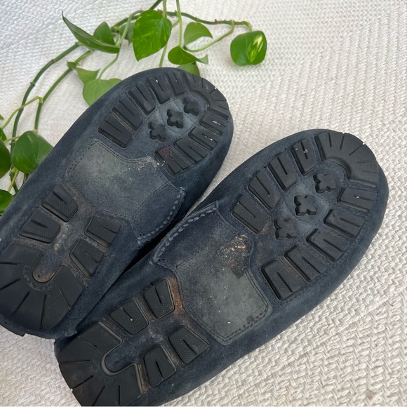 Coach Crosby Turnlock Driver Suede Loafers Navy Blue size 10D - Picture 11 of 11